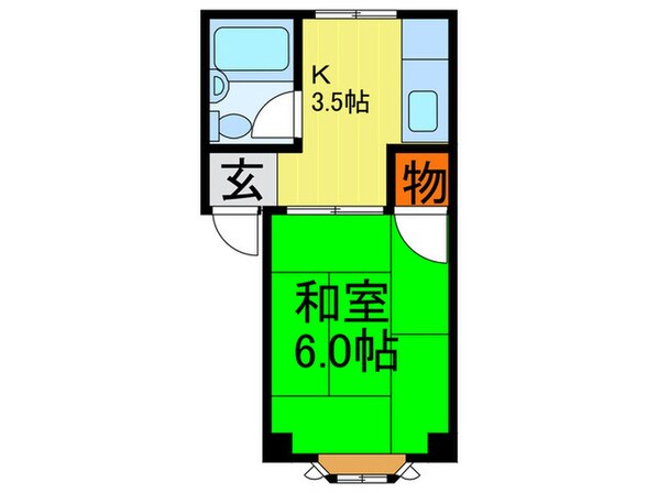 メゾン中村の物件間取画像